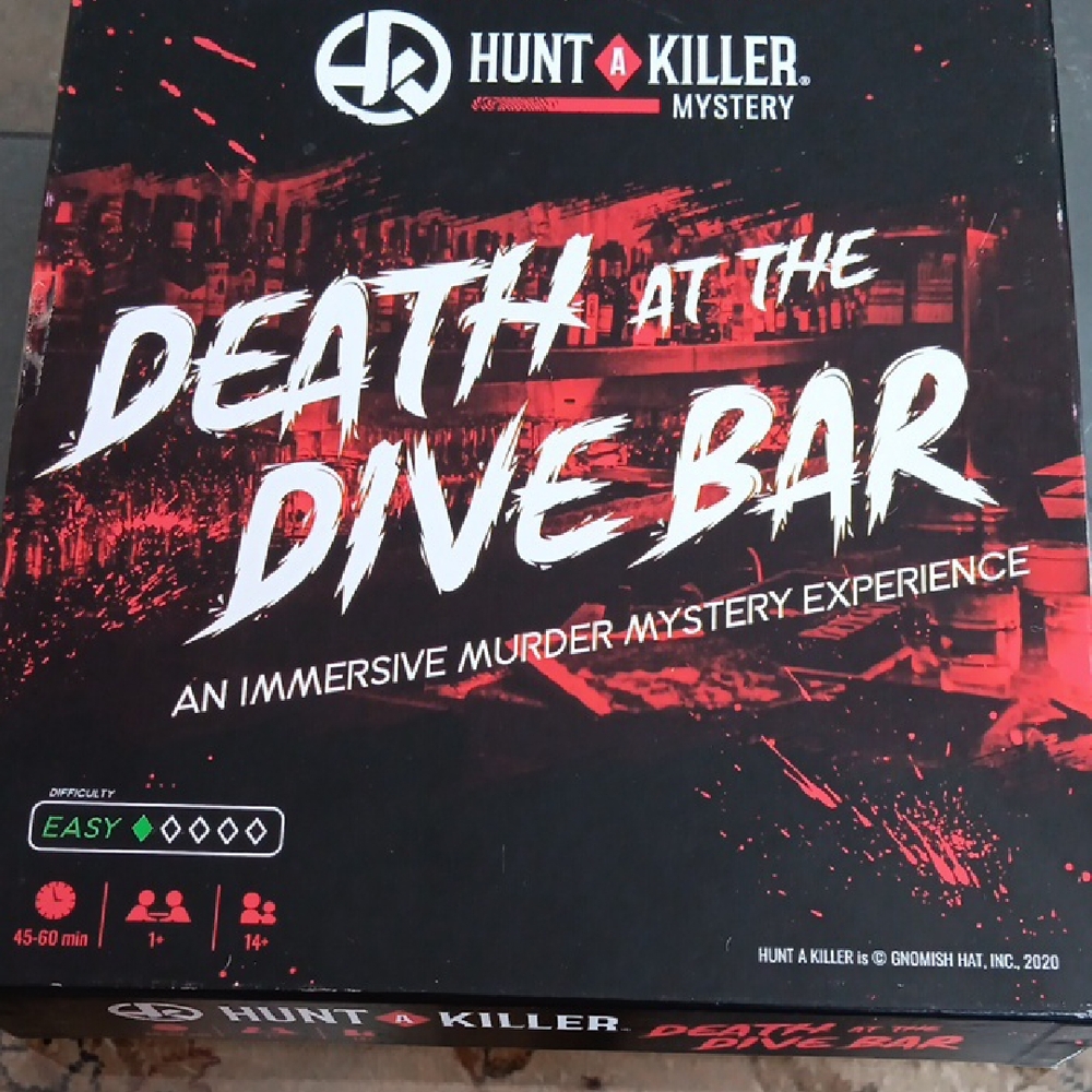 HUNT A KILLER GAME- DEATH AT THE DIVE BAR